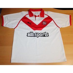 2005 - 2006 St Helens Saints R.F.C. Rugby League Home Jersey Shirt XL Puma White